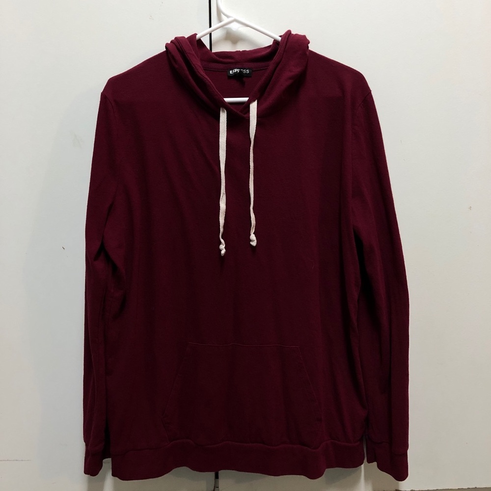 Express Maroon Hoodie